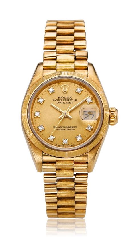 rolex datejust medium gold mit brillanten 69278|Rolex 69278 Lady.